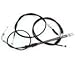 Control Cable Set - Throttle Clutch Brake - Compatible with Honda CB350K CB350 Twin 1969-1973 primary