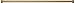Fantasia Shower Curtain Rod 41x76 - Gold
