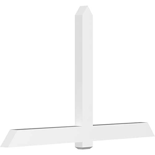 Ekena Millwork GBP084X53X0406EUG00 Eugene Architectural Grade PVC Gable Bracket…