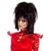 Party King Beetle Bride Wig Black, Black, Size STD