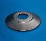 Standard Profile Aluminum Flash Collar- Bronze, 3" Pole Diameter, 12" Outside Diameter