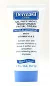 Dermasil Labs Oil Free Night Moisturizer Facial Cream 2 Fl Oz. (Pack of 3)