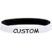Body Candy Customizable White Silicone Stretch Personalized Message Bracelet