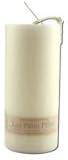 ALOHA BAY Candle Pillar Unscented Eco White