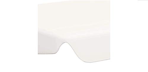 Ersatzdach für Gartenschaukel Weiß 192x147 cm 270 g/m² Gartenbauten Pavillon-Rahmen Dächer für Pavillions – Bild 7