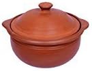 Fashion Global -DEEP KADAI2.5 litre (FLAT BOTTOM): Earthen Handmade & Unglazed Deep Kadai for Preparing Breakfast/Dal/Curry/Preparing Sweets/Sambar/Deep Frying/Frying Rice & Biriyani with Comfortable Flat Bottom (SIZE: Boiling Capacity 3.5 Ltr & Full Fillling Capacity 5 Ltr)