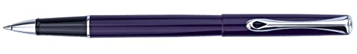 Traveller Rollerball Pen Medium 15 cm Stainless Steel Purple Set of 2