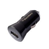 RIM ACC-48157-301 Blackberry 1 AMP In-Vehicle Car Charger for MicroUSB with 3-Feet Detachable MicroUSB Data cable- Retail Packaging - Black