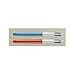 4 Color Ballpoint Pen, Retractable, .7mm, Fine Point, Asst. Ink, Orange Barrel (BICFM11) Category: Ballpoints