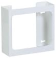 Clinton Double White Steel Glove Box Holder
