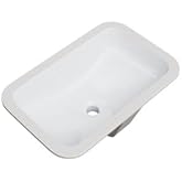 PROFLO PF1813U Norris 20-7/16" Rectangular Vitreous China Undermount Bathroom Sink with Overflow - White