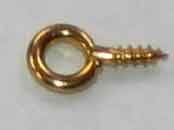 Solid Brass Screw Eye ~ Small Eye