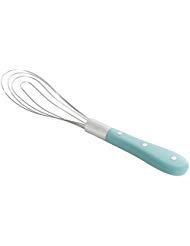 The Pioneer Woman Cowboy Teal Handle Flat Metal Whisk