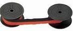Calculator Ribbon, C-Wind Spool, Nylon, Black/Red EXP25103