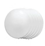 36 Inch Giant Latex Balloon Pearlescent White (Premium Helium Quality) Pkg/6 by NYKKOLA