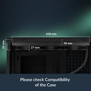 ARCTIC Liquid Freezer III Pro 420 A-RGB - AIO CPU Cooler, 3 x 140 mm Water Cooling, 38 mm Radiator, PWM Pump, VRM Fan, for AMD AM5/AM4, Intel LGA1851/1770 Contact Frame - Black