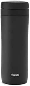 Amazon.com: Espro Travel Prensa de café, acero inoxidable, 12 onzas, Con  filtro para café : Hogar y Cocina