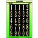 Hy-Ko MM-3N Self-Stick Numbers, 1-3/4, Black/Gold (2)