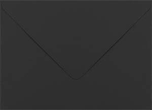 Matte Black A2 Euro Flap Envelope (4 3/8" x 5 3/4") - 250 Envelopes