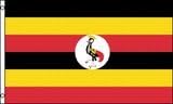 3x5 Uganda Super Polyester Nylon Flag 3'x5' House Banner 90cm x 150cm Grommets Double Stitched Premium Quality Indoor Outdoor Pole Pennant (Brand New)