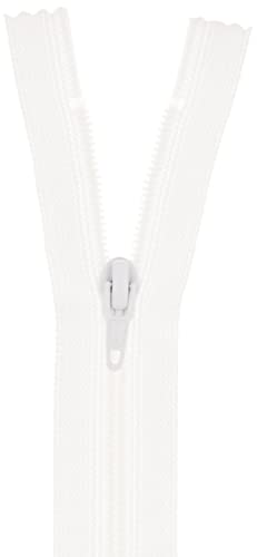 Y.K.K フラットニットファスナー 50cm 10本入 白 FN50-501