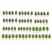 60pcs Woodland scenics Trees Model Forest Making Accessories n Scale 1 150 Train Railway Railroad Scenery Diorama or Layout