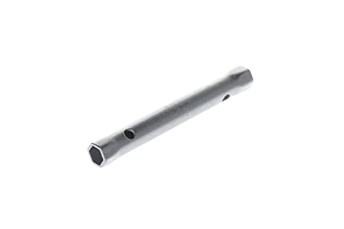 GEDORE Tubular box wrench, 10 + 11 mm, Hex, 120 mm long, Tool for nuts automotive, 26 R 10x11, Chrome-plated steel