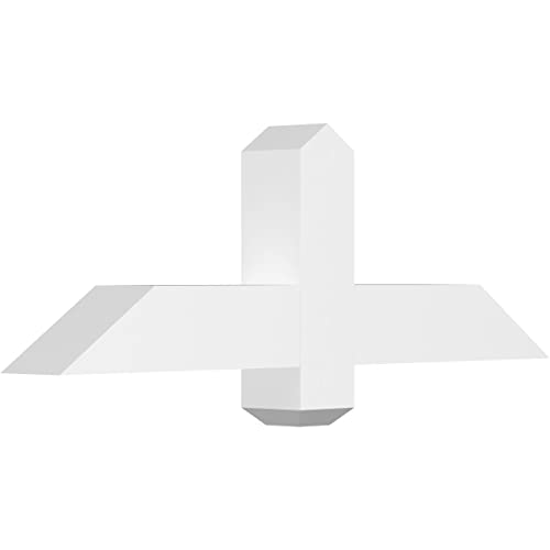 Ekena Millwork GBP036X12X0404EUG00 Eugene Architectural Grade PVC Gable Bracket…