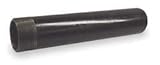 Industrial Grade 1CPK6 Nipple, 3/8 x 1 1/2 In, Black Steel