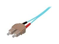 Tecline 39875902 OM4 Fibre-Optic Cable (50/125 µm, 2.0 m) Heather Violet