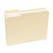 Office Depot File Folders, 1/3 Cut, Letter Size, 30% Recycled, Manila, Pack Of 100, 810838