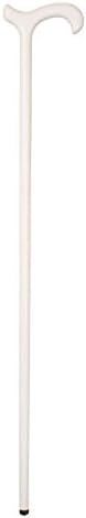 Wooden Walking Stick Derby Handle - White Stained Beech (36")
