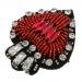 Rhinestone Loveheart Patch Sew on Applique Badge Clothing Decorative Patch fit Dress Jackets Handbag Shoes DIY Decoration