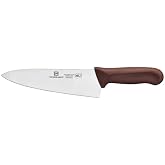 A-to-Z Supply SLKF409BR Chef's Knife, 8" Blade, Brown Polypropylene Handles, German Steel, NSF