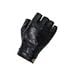 HONGYE Nappa Leather Half Finger Fingerless Motorcycle Fitness Cycling Hunting Driving Lined Gloves 8 1/2