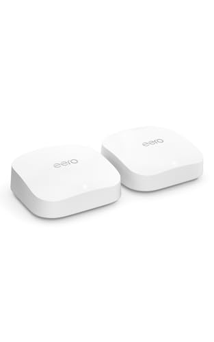 Amazon eero Pro 6E mesh wifi system - Supports internet plans up to 2.5 Gbps, C…