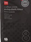 Hema Coffee Pads Extra Dark Roast Pack of 4 (46 Coffee pads each)