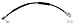 Dorman H620697 Rear Driver Side Brake Hydraulic Hose Compatible with Select Ford Models