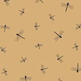Dragonfly Patterned Printed Tissue Paper. 5 Sheets. Dragonflies Design
