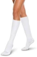 Smartknit Seamless Diabetic Socks Color White (Coolmax) Size Large Style Mini-crew