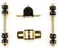 Andersen Restorations Black Polyurethane Sway Bar Links Bushings Set Compatible with Pontiac GTO/LeMans/Tempest OEM Spec Replacements (4 Piece Kit)