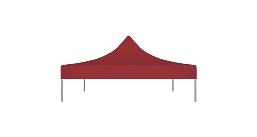 Partyzelt-Dach 4,5x3 m Burgunderrot 270 g/m² Gartenbauten Pavillon-Rahmen Dächer für Pavillions stabil – Bild 5