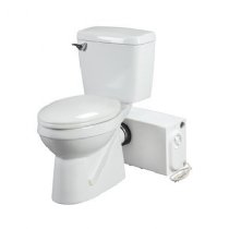 Thetford Bathroom Anywhere Macerating Elongated Toilet Kit 42819 - White (Includes Toilet and Macerator)