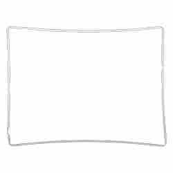 Digitizer Frame for Apple iPad 2 (White)