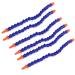 Leadingstar GEN09015 Plastic Flexible Water Oil Coolant Pipe Hose, 6-Pack