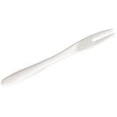 Gourmac White Melamine Fork 7.75"