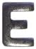 Silver Letter “E” Attachment