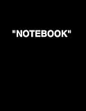 Notebook: OFF-WHITE Style A4 Black Notebook | 120