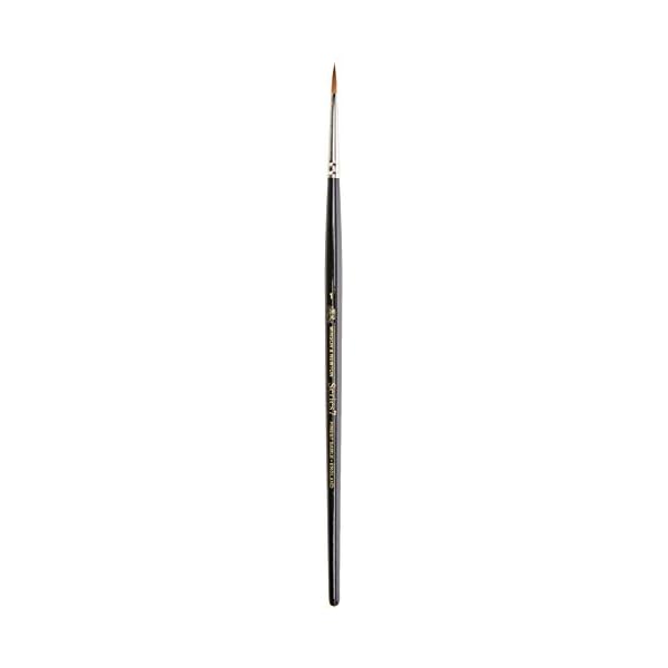 Winsor & Newton 5007001 Serie 7 Aquarellpinsel, Kolinski Rund-Pinsel Nr. 1 - 1,8 mm, QualitÃ¤t von Handarbeit