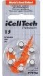 iCell Tech Size 13 Hearing Aid Batteries **Platinum**